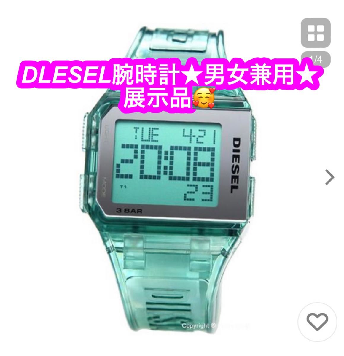 新品未使用 DIESEL DZ1944 ブルー クラッシャー 腕時計｜PayPayフリマ