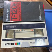 ビデオテープ カセットテープ マクセル maxell VHS TDK シャープ 120分　7本　60分　1本_画像7