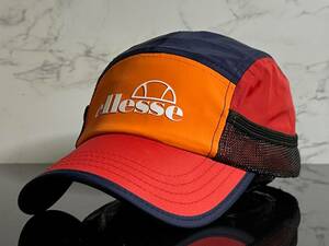 【未使用品】25F お洒落★ellesse エレッセ キャップ 帽子 CAP お洒落なデザインのポリエステル素材♪イタリア テニス《FREEサイズ》