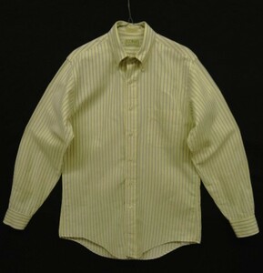 80s ヴィンテージ USA製 L.L. Bean エルエルビーン オックスフォード 長袖 BDシャツ ストライプ VINTAGE アメリカ製 80年代