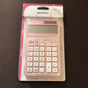 シャープ 電卓50周年記念モデル ナイスサイズモデル ピンク系 EL-VN82-PX