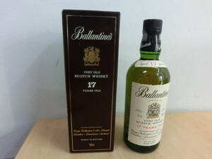 Af-41 Ballantine's バランタイン 17年 VERY OLD SCOTCH WHISKY スコッチ ウイスキー 750ml 未開栓