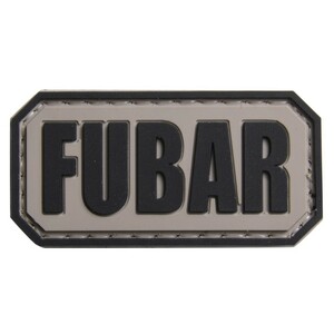 FIVE STAR GEAR ワッペン FUBAR ベルクロ PVC製 ファイブスターギア ミリタリーパッチ フーバー 6710