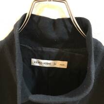 KEIKO KISHI/キシ ケイコ 七分袖デザインジャケット ブラック 黒 レディース 2_画像3