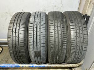 送料無料　155/65R14 75S（GOOD YEAR）EfficientGrip ECO ホンダ純正アルミホイール付き　PCD100 14×4.5J 40 ハブ径56 4穴　4本　C.10