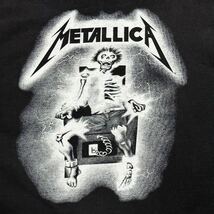 希少 USA製 90's METALLICA Ride the Lightning パーカー Solid Rock メタリカ ライドザライトニング ロック バンド Vintage Tシャツ_画像7