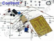 【製作・学習】655k/1310kHz AMトランスミッタ基板・部品セット_画像2