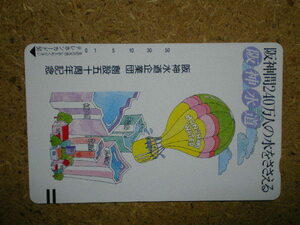 sono・330-3602　阪神水道企業団　気球　テレカ