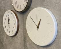 SMOOK Wall clock レジン+ウッド スウィープムーブメント(検,北欧ビンテージ,ミッドセンチュリー,イームズ,50's,60's,ジョージネルソン._画像5