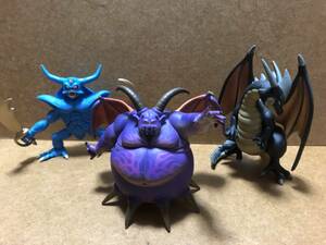 ドラクエ ソフビ ジャンク品 3種セット ラプソーン ・ ブラックドラゴン ・ エスターク 現状渡し