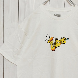 即決【新品】VANS　USバンズ　Tシャツ　マッシュルーム　L　★JAZZ VANS LOGO