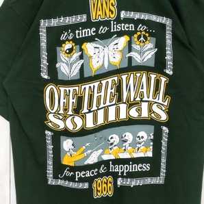 即決【新品】VANS USバンズ Tシャツ グリーン XL ★OFF THE WALL SOUNDSの画像5