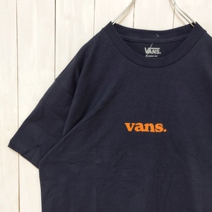 即決【新品】VANS　USバンズ　Tシャツ　ネイビー　M　★LOWER CORECASE