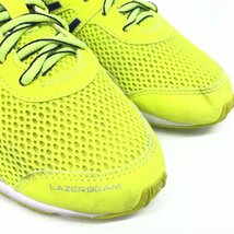 ●美品 ASICS アシックス レーザービーム ローカット スニーカー 23cm ネオンイエロー 運動靴 ランニングシューズ キッズ ジュニア 男の子_画像9