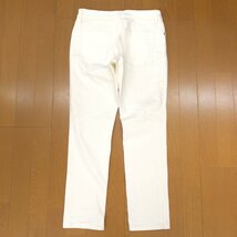 MUJI 無印良品 BOYFIT ストレッチ カラーデニム パンツ 24 実寸w72 白 ホワイト 白パン ジーンズ 国内正規品 レディース 女性用_画像2