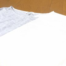 INDIVI インディヴィ 切替デザイン カットソー 42(XL) 日本製 半袖 Tシャツ LL 2L ゆったり 大きいサイズ 国内正規品 レディース 女性用_画像4