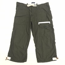 BEAMS ビームス クロップド パンツ M ～w82 カーキ オリーブ 国内正規品 メンズ 紳士_画像1