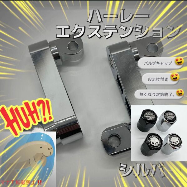 ハーレー ステップ ハイ ミッドコン エクステンション パッセンジャー おまけ