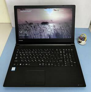 中古ノートパソコン★Windows10★toshiba Core i3-6100U/@2.30GHz/4GB/SSD120GB/15インチ以上★