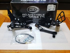 R＆G│バックステップ｜GSX-R600(06-10) GSX-R750(06-10)│ブラック│正/逆チェンジ可│K6-L0│RSET05BK