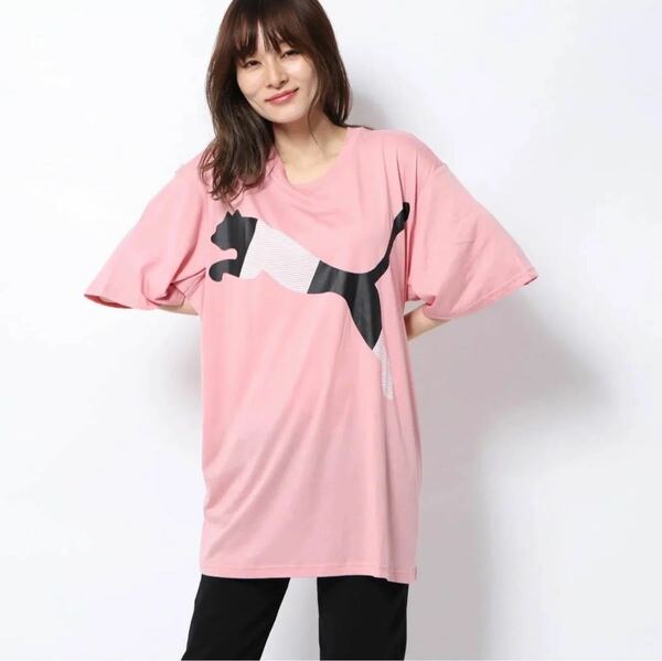 新品タグ付きプーマ PUMA レディース 半袖Tシャツ　Ｍピンク