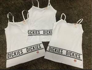 新品 ディッキーズ　インナーウェアパッド付きキャミソール下着3点セット160白　ブラトップ 部活　スポーツ　小学生　女児　女の子