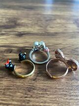 ディズニー購入ミッキー&ミニー・ハート・リボンラインストーン　リングセット　指輪　ヴィンテージ コレクション　コレクター_画像9