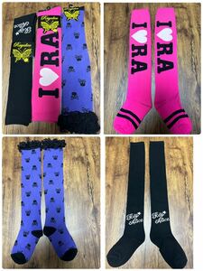  new goods Ray Alice .. girl over knee knee-high socks M16~20cm socks 3 pair pink 