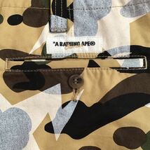 BAPESTA 1st camo yellow ハーフパンツ Lサイズ a bathing ape BAPE STA ショーツ エイプ ベイプ アベイシングエイプ shorts star w75_画像4