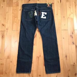 * Кагосима ограничение * Kagoshima color BAPE LOGO Denim брюки M размер a bathing ape denim pants Ape Bape A Bathing Ape w7