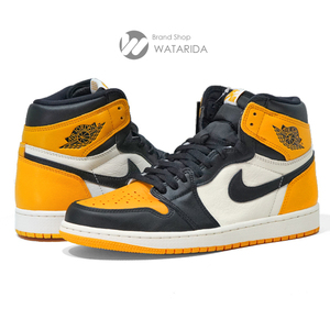 ナイキ NIKE スニーカー AIR JORDAN 1 エアジョーダン RETRO HIGH OG 555088-711 9.5 27.5cm TAXI BLACK SAIL 箱・タグ付