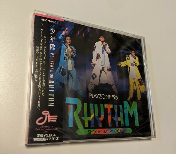 M 匿名配送　CD 少年隊 PLAYZONE '96 RHYTHM 4534266000017　東山紀之　植草克秀　錦織一清