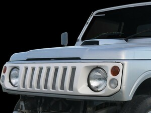 ジムニー JA12 JA22 フロントグリル H7/11～H10/9 FRP 未塗装 社外品 JIMNY スズキ SUZUKI エアロ