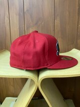 即決 新品 FALLEN x NEWERA 7-3/8(58.7cm) red ニューエラ CAP/スケーターファッション スケボー スラッシャー MxMxM SANTACRUZ ANTIHERO_画像4