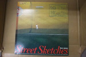 Bｂ2248-b　レコード　ボブ・ジェームス　ストリートスケッチ　BOBJAMES　STREET　SKETCHES　HITS２　25AP2257　CBSソニー　