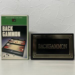 ★110 バックギャモン ボードゲーム ブックゲーム BG BACK GAMMON 【箱・説付き】