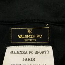 B312 日本製 VALENZA PO SPORTS バレンザポースポーツ 長袖 ポロシャツ シャツ トップス カットソー 綿 100% ブラック 黒 レディース 40_画像9