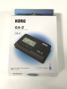 KORG コルグ GA-2　ギター　ベース　チューナー　10日保証付 黒 未使用 t3