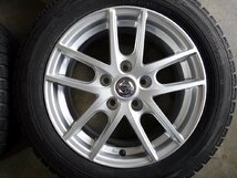 YS0802【送料無料195/60R16】ニッサン純正 セレナ純正 ダンロップ 中古スタッドレスアルミセット ▼16×6.5J 114.3/5H ET40▼_画像2