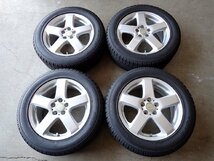 YS0825【送料無料205/55R16】BRZ アベンシス 86 プリウス などへ トーヨータイヤ 中古スタッドレスセット ■16×6.5J 100/5H ET48■_画像1