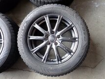 YS0925【送料無料225/60R17】アルファード ヴェルファイアなどへ 中古スタッドレスタイヤセット●17×7J 114.3/5H ET48●_画像2