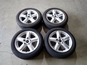 YS0851【送料無料195/55R16】ミニクロスオーバーなどへ 中古夏タイヤセット 国産タイヤ●16×6.5J 120/5H ET46●