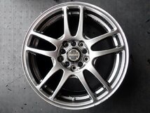 RK527【送料無料16インチ】4本 RAYS ユナイテッドアローズ WR プリウス 86 BRZなどに 中古ホイール●16×7J 100-114.3/5Hマルチ ET52●_画像3