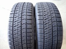 YS1311【送料無料195/60R16】120系ラクティス トレジアなどへ ブリヂストン 中古スタッドレスセット●16×6.5J 100/5H ET48●_画像3