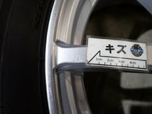 YS1356【送料無料175/65R15】wedsアルミ アクア フィット スイフトなどへ 中古スタッドレスセット ■15×5.5J 100/4H ET42■_画像9