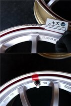 RK549【送料無料16インチ】4本 RAYS レイズ VOLK RACING ボルクレーシング CR-28N 中古ホイール ■16×7J 100/5H ET42■_画像8