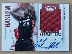 UDONIS HASLEM 2012～2013 PANINI CONTENDERS JERSEY AUTO　/149 ジャージ　サインカード