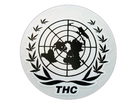 THC ステッカー 420 kush bong ボング アムステルダム hemp ヘンプ カンナビス マリファナ ガンジャ 大麻 high times ハイタイムズ c63