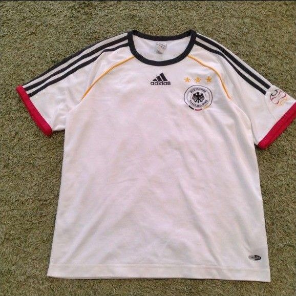 【希少】adidas　アディダス　2005年 ドイツ代表 エムブレム　サッカーゲームシャツ ユニフォーム
