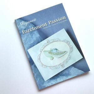 絶版希少洋書本 パーチメントクラフト英国より ペルガマーノ図案集作品集デザイン集 Parchment Passion From The United Kingdom Pergamano